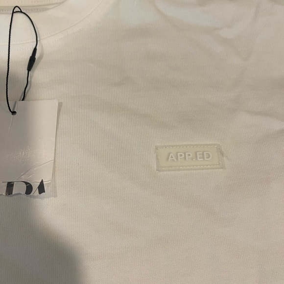 Zara Cream Logo Tee - Picture 2 of 3